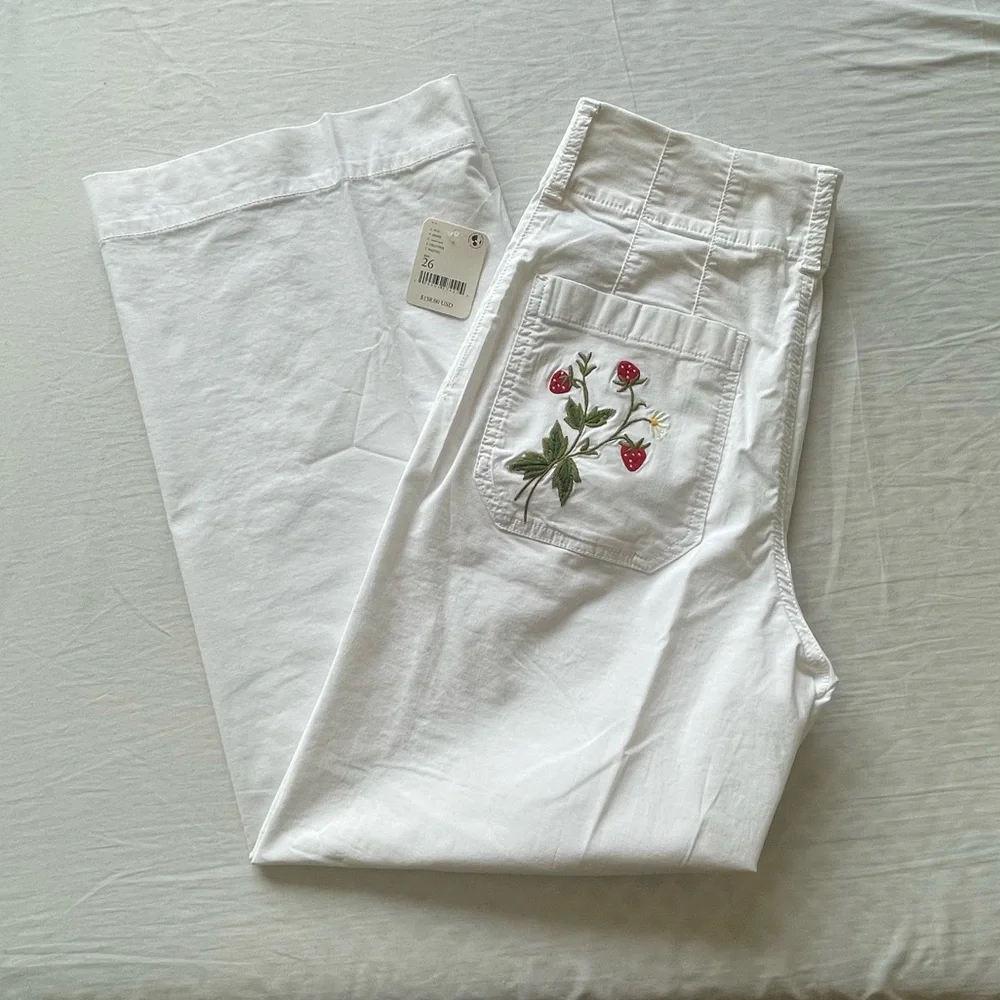 Maeve Colette embroidered pants - Picture 1 of 5
